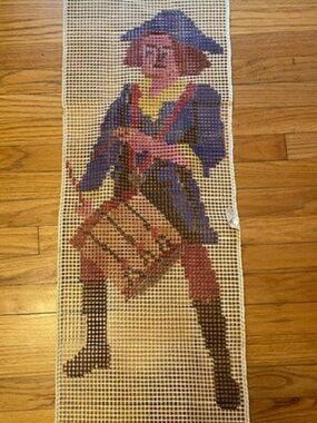 Shillcraft Redicut Stenciled rug canvas #171 Drummer Boy size 14x10 England